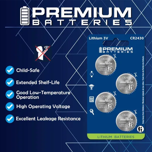 Miniatura 2 de Renata CR2320 Premium - Pila de moneda de litio de 3 V, baterías de alta capacidad de ingeniería suiza (1 unidad)