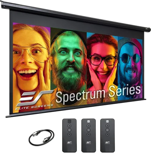 Miniatura 12 de Pantalla de proyector Elite Screens Spectrum RC1 Remote, 180 pulgadas Diag 16:9, pantalla de proyección motorizada para cine en casa 4K/8K Ultra HD