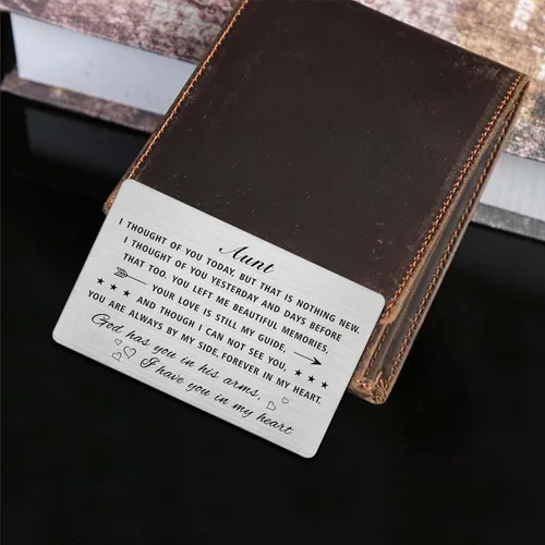 Miniatura 5 de Emideary Regalos para la pérdida de la tía, regalos de condolencias por la pérdida de la tía, tarjeta de condolencia de la pérdida de la tía, regalo