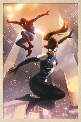 Miniatura 5 de Trends International Marvel Comics Spider-Man - Póster de pared #8 de Spider-Girl, 34 pulgadas de largo x 22.4 pulgadas, versión premium sin marco