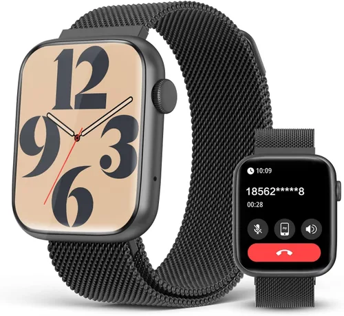 Miniatura 10 de EarlySincere Relojes inteligentes para mujer, presión arterial, pantalla táctil completa HD de 1.9 pulgadas, monitor de actividad física con monitor