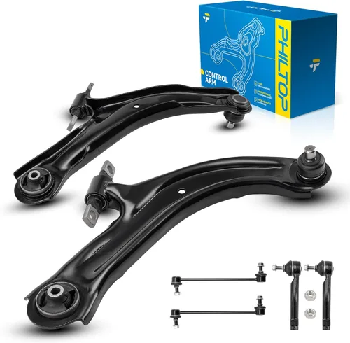 Miniatura 22 de PHILTOP Kit de suspensión delantera de 10 piezas, brazos de control inferiores con juntas de bola, eslabones de extremo de barra estabilizadora