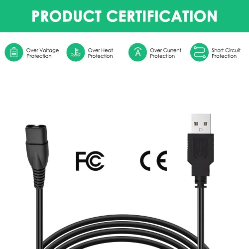 Miniatura 6 de Mrgru Cable de carga USB de 5 V compatible con el adaptador de alimentación de cable de alimentación Limural