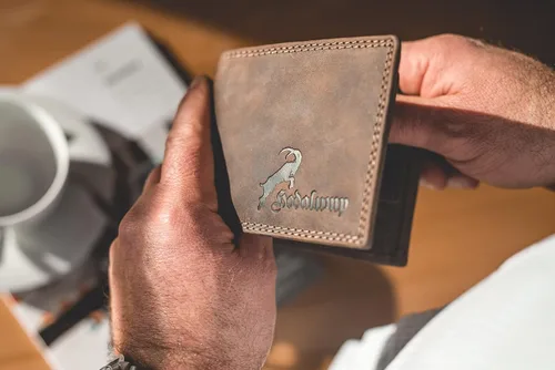 Miniatura 8 de Hodalump Carteras para hombre, Premium Hodalump 1173, Vintage