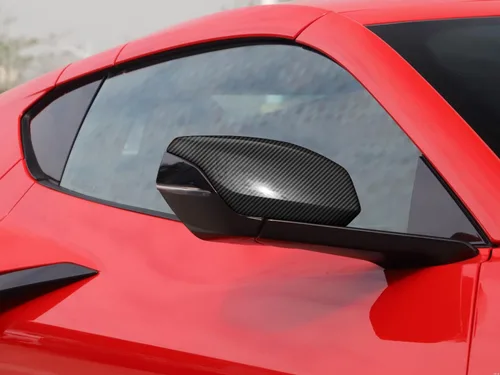 Miniatura 5 de ITrims Para Chevrolet Corvette C8 2020 2021 2022 2023 Accesorios de coche Accesorios de coche Exterior de la puerta trasera cubierta del espejo