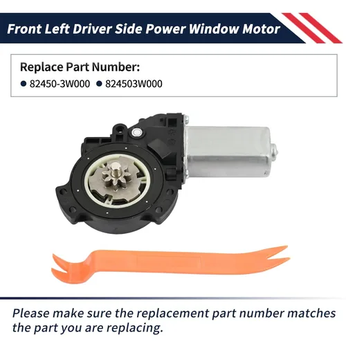 Miniatura 3 de 82450-3W000 Regulador de motor de ventana eléctrica del lado izquierdo del conductor delantero Compatible con Hyundai Kia Tucson Sportage 2010 2011