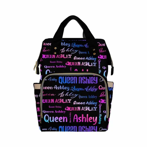 Miniatura 29 de InterestPrint Bolsa de pañales con nombre, mochila personalizada para hombres y mujeres, Color 17, Mochilas Daypack