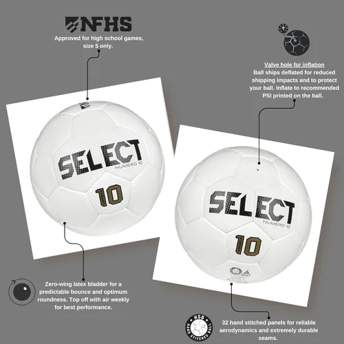 Miniatura 4 de SELECT Numero 10 Soccer Ball