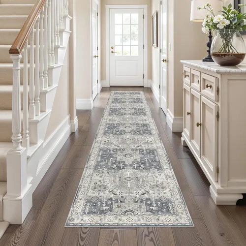 Miniatura 39 de YOUFORTONG Alfombras Corredoras de 2x10 para Pasillos, Alfombra de Cocina Suave, Alfombra Corredera Antideslizante con Respaldo de Goma para Baño