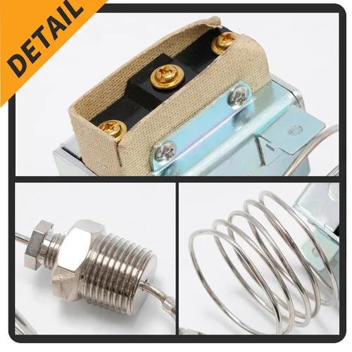 Miniatura 4 de Interruptor de límite alto de 3/8 pulgadas, termostato de seguridad para freidora, reemplazo para freidora imperial serie 1177, reemplazo para Anets