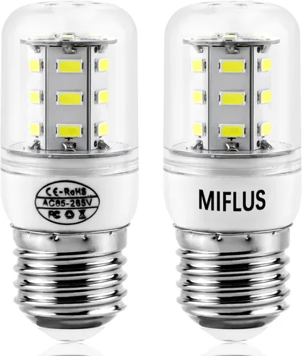 Miniatura 8 de Foco LED para refrigerador 5304511738 kei d34l Foco para refrigerador, Foco LED (3.5W 85V-265V E26/27 Luz blanca) Foco para electrodomésticos Blanco