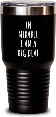 Miniatura 7 de In Mirabel Tumbler I'm A Big Deal, regalo divertido para amantes de la ciudad, hombres y mujeres, idea de regalo de orgullo ciudadano, cita de broma