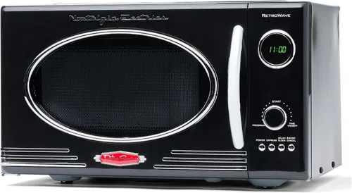 Miniatura 22 de Nostalgia Horno microondas retro compacto para encimera, 0.7 pies cúbicos, 700 vatios con pantalla digital LED, bloqueo para niños, interior fácil