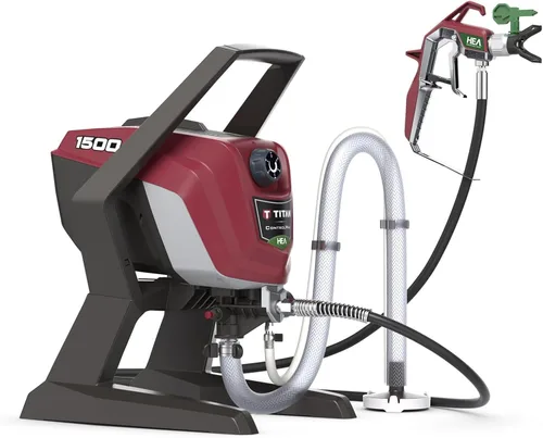 Titan ControlMax 1500 0580005 Rociador de pintura sin aire de alta eficiencia, la tecnología HEA disminuye el exceso de pulverización hasta un 55%