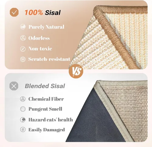Miniatura 4 de CHEERHOME PETS Juguete rascador de sisal para gatos con pista de bolas, juguete interactivo de madera para gatos de interior, almohadilla