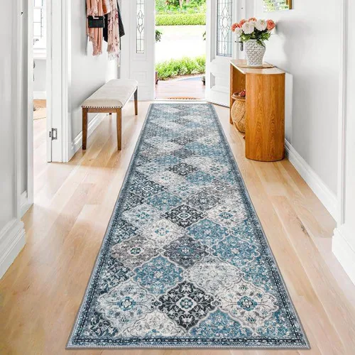 Miniatura 75 de KILOCOCO Alfombra de Pasillo 2x6, Alfombra de Pasillo Marroquí Súper Suave Lavable para Pasillo de Entrada, Alfombra de Cocina de Pasillo de Lana