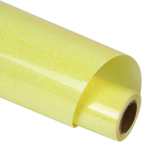 Miniatura 17 de Guangyintong - Rollos de vinilo de transferencia de calor con brillo dorado, 30,5 cm x 1,5 metros, vinilo para planchar, para camisetas, fácil
