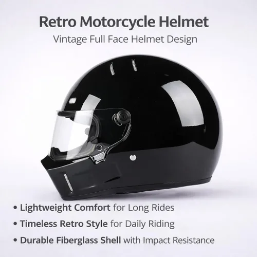 Miniatura 2 de CRG - Casco de motocross de cara completa para motocicleta de calle, de fibra de vidrio, certificado por DOT, casco de tamaño extra grande Negro