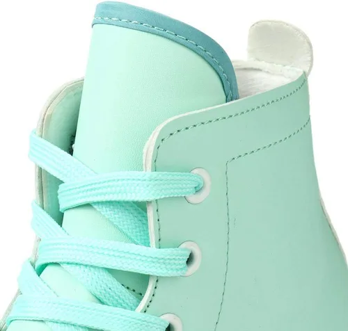 Miniatura 2 de Patines de ruedas para mujeres y hombres, zapatos altos de piel de vacuno, patines clásicos de doble fila, patines de cuatro ruedas para hombres