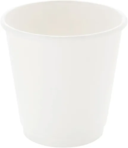 Miniatura 60 de Restaurantware Tazas de café de papel de 4 onzas, 25 tazas de papel desechables de doble pared, a prueba de fugas, reciclables, tazas calientes
