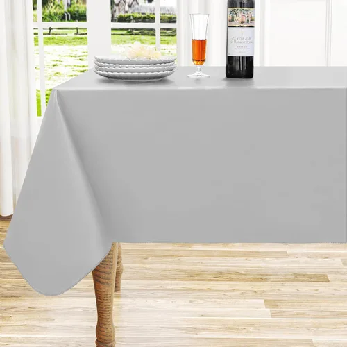 Miniatura 31 de homing - Mantel cuadrado de vinilo, mantel de plástico impermeable y a prueba de derrames con respaldo de franela, cubierta de mesa fácil de limpiar