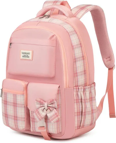 Miniatura 10 de Mochila escolar para niñas adolescentes, bonita bolsa para computadora portátil para escuela secundaria y universidad, mochila estudiantil Morral