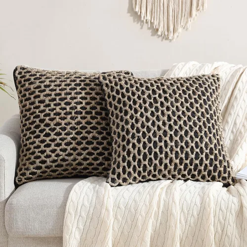 Miniatura 36 de Boho Living Jada Cojín Decorativo, Incluye Acento, Diseño Tejido Premium, Decoración de Sala de Estar, (1) Funda de Cojín de 20" x 20" con Relleno