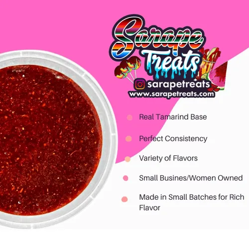 Miniatura 4 de Sarape Treats Chamoy Rim Dip - Pasta de tamarindo mexicano para bebidas, frutas, bebidas alcohólicas, dulces y más (Mango)
