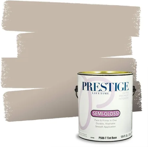 Miniatura 40 de PRESTIGE Paints - Pintura interior e imprimación en uno, 1 galón, cáscara de huevo, pimienta envejecida