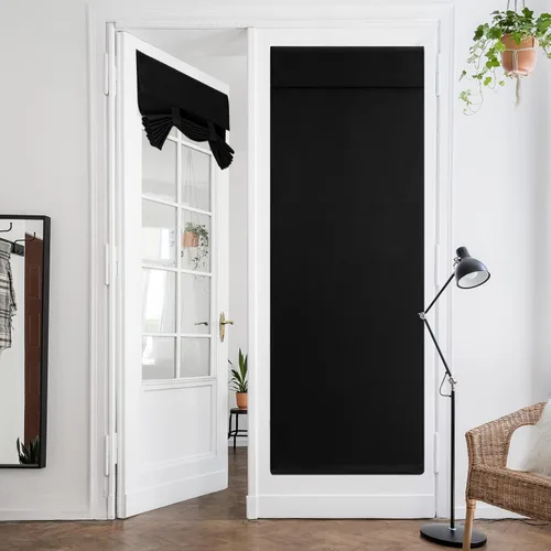 Miniatura 114 de HOMEIDEAS Cortinas Opacas para Aula para Puerta Principal, Cubierta de Ventana de Puerta de Aula, Persianas de Privacidad con Aislamiento Térmico