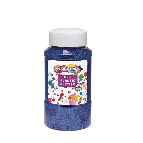 Miniatura 9 de Colorations Purpurina de plástico extra segura plateada de 1 libra para artes y manualidades plateado
