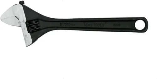 Miniatura 3 de Teng Tools Llave industrial ajustable de 4 pulgadas con escala graduada - 4001, plata