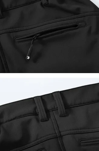 Miniatura 6 de YSENTO Pantalones de esquí de nieve impermeables con forro polar para mujer, con aislamiento softshell para senderismo y montaña