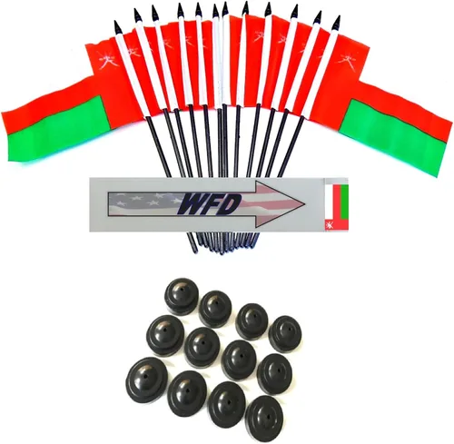 Miniatura 66 de Paquete de 12 banderas de escritorio de oficina en miniatura de poliéster Afganistán de 4 x 6 pulgadas y pequeñas banderas de mesa, 1 docena de mini