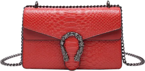 HELFNE Bolsos de noche y embragues para mujer, bolsos cruzados de moda con cadena, bolsos de mano, lindos bolsos veganos y bolso de hombro