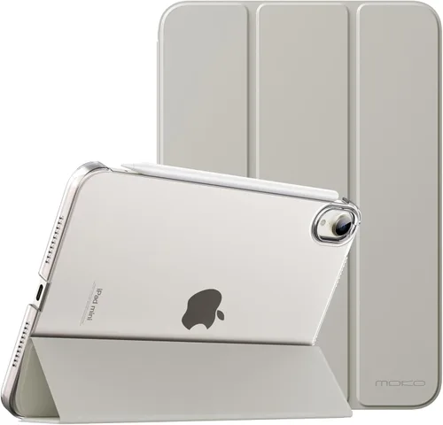Miniatura 25 de MoKo Funda para iPad mini 7 (A17 Pro) Generación 2024, Funda para iPad mini 6 2021, Funda Protectora Delgada y Ligera de 8.3 Pulgadas con Carcasa