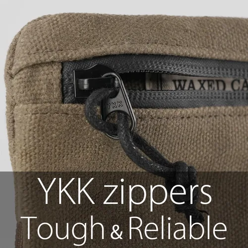 Miniatura 5 de diodrio Bolsas con cremallera para cinturón para hombres y mujeres, bolsa compacta EDC, cremallera YKK, carteras de seguridad antirrobo a prueba