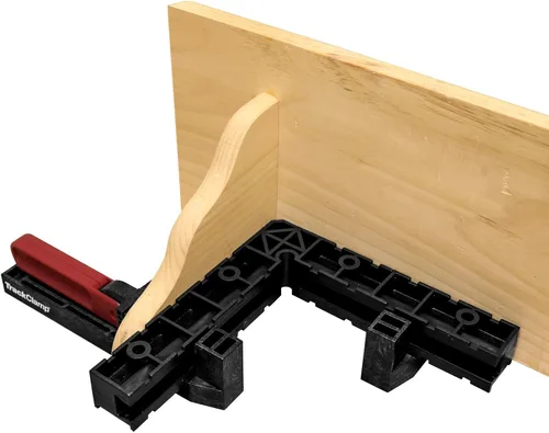 Miniatura 5 de Milescraft 4011 Abrazadera cuadrada de 8 pulgadas con posicionamiento de 90 grados, abrazadera de ángulo recto, abrazaderas de carpintería