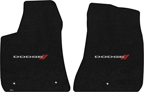 Miniatura 10 de Lloyd Mats Alfombrillas de piso de ajuste personalizado para Dodge Charger RWD 2011-2023 LogoMat Juego de 2 piezas Carbón