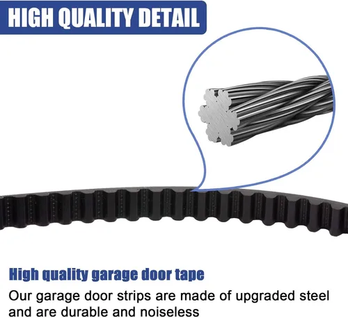 Miniatura 7 de Abridor de puerta de garaje 41A5434-13A con transmisión por correa para Liftmaster de 8', Sears, abridor de puerta de garaje con transmisión por