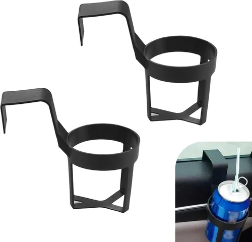 Miniatura 7 de 2 portavasos colgantes para automóvil, para ventana de automóvil, reposabrazos de asiento de vidrio, soporte para tazas de agua, accesorio