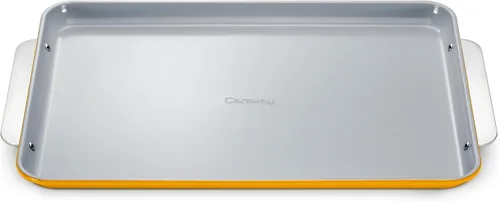 Miniatura 48 de Caraway Bandeja de cerámica antiadherente para hornear, revestimiento de cerámica naturalmente resbaladizo, no tóxico, libre de PTFE ni PFOA, Negro