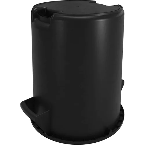 Miniatura 3 de SPARTA Bronco - Contenedor de basura redondo para desechos, 10 galones, color negro, paquete de 6