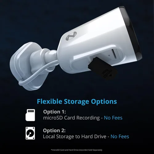 Miniatura 6 de Night Owl Cámara de disuasión inalámbrica 2K HD para interiores y exteriores con audio de 2 vías (1 cámara)