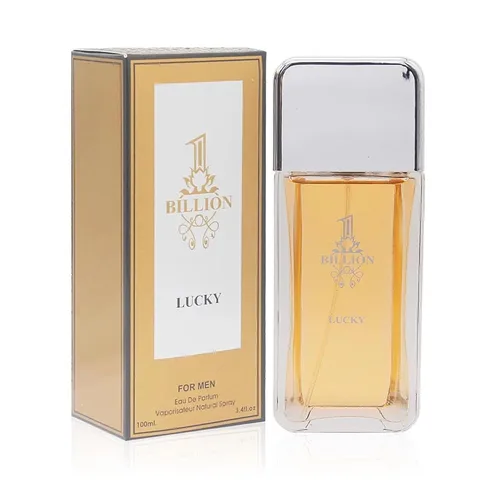 Colonia para Hombre 1 Billion Lucky Eau De Toilette en Spray Perfume Fragancia Fresca 3.4 Fl Oz Uso Diario