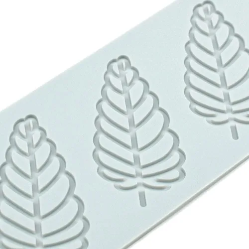 Miniatura 9 de Hojas de árbol huecas de silicona de helecho, pteridófito, molde de fondant de caramelo de chocolate, molde de silicona de loto 3D, molde de arcilla