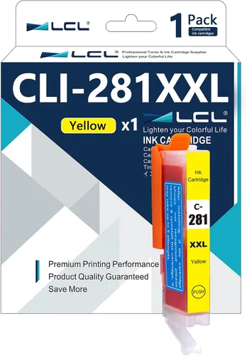 Miniatura 7 de LCL Cartucho de tinta azul fotográfico compatible CLI-281 de repuesto para Canon CLI-281XL CLI-281XXL 281 PB funciona con Canon PIXMA TS8120 TS8220