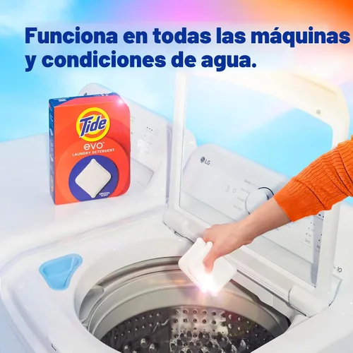 Miniatura 16 de Tide Los azulejos de fibra de detergente para ropa con aroma original de evo funcionan en el 100% de las manchas comunes, seguro para todas
