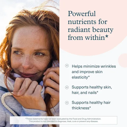 Miniatura 3 de Youtheory Colágeno de efecto concentrado con verisol, péptidos de colágeno con vitaminas C y B, apoya el cabello, las uñas, los huesos