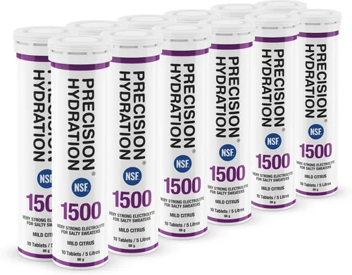 Miniatura 9 de Precision Hydration Tabletas de electrolitos - Tabletas efervescentes de hidratación de múltiples fortalezas - Combate los calambres - Bajas